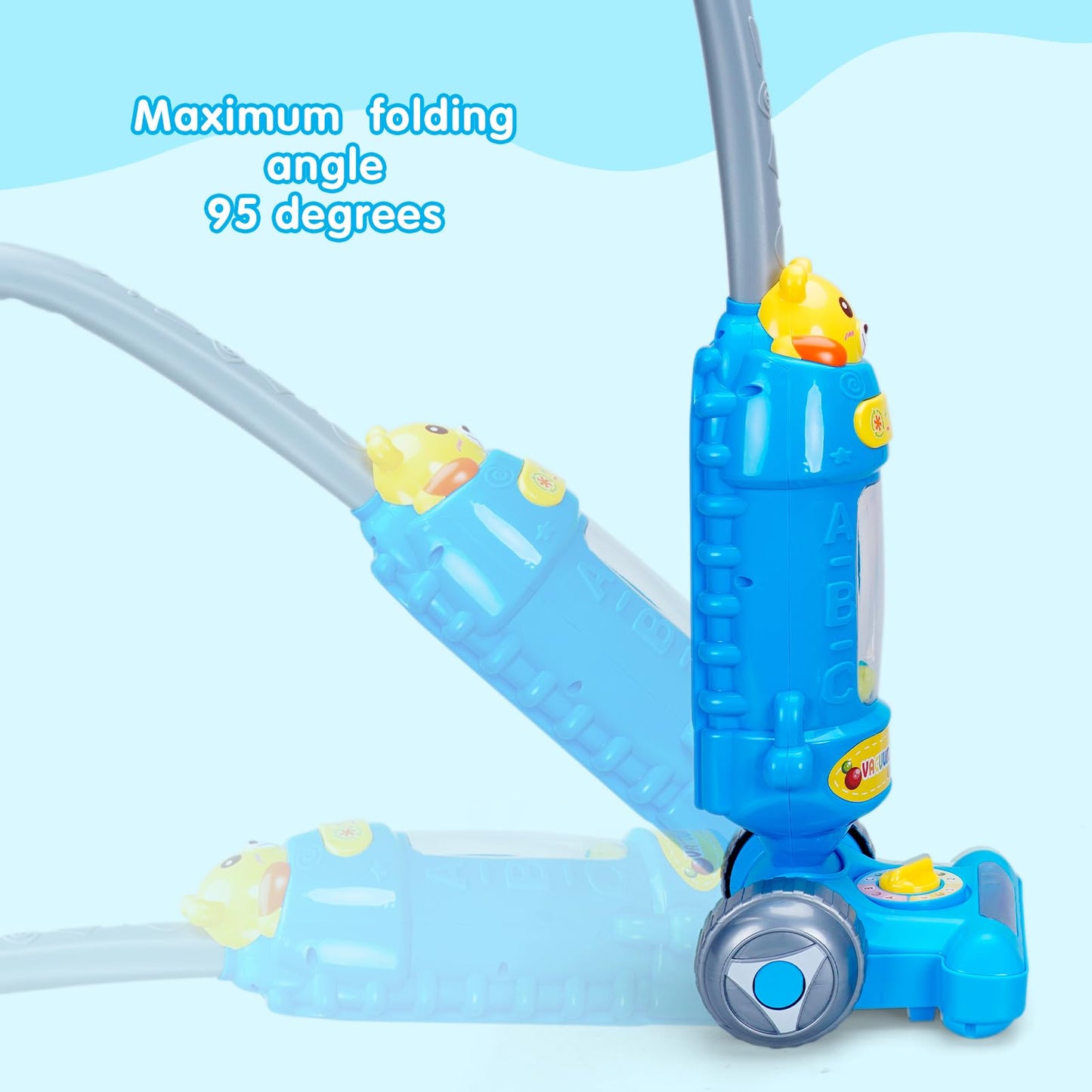 FS Toddler Vacuum Toy with Lights & Sounds – Pretend Play Vacuum for Kids 1–5