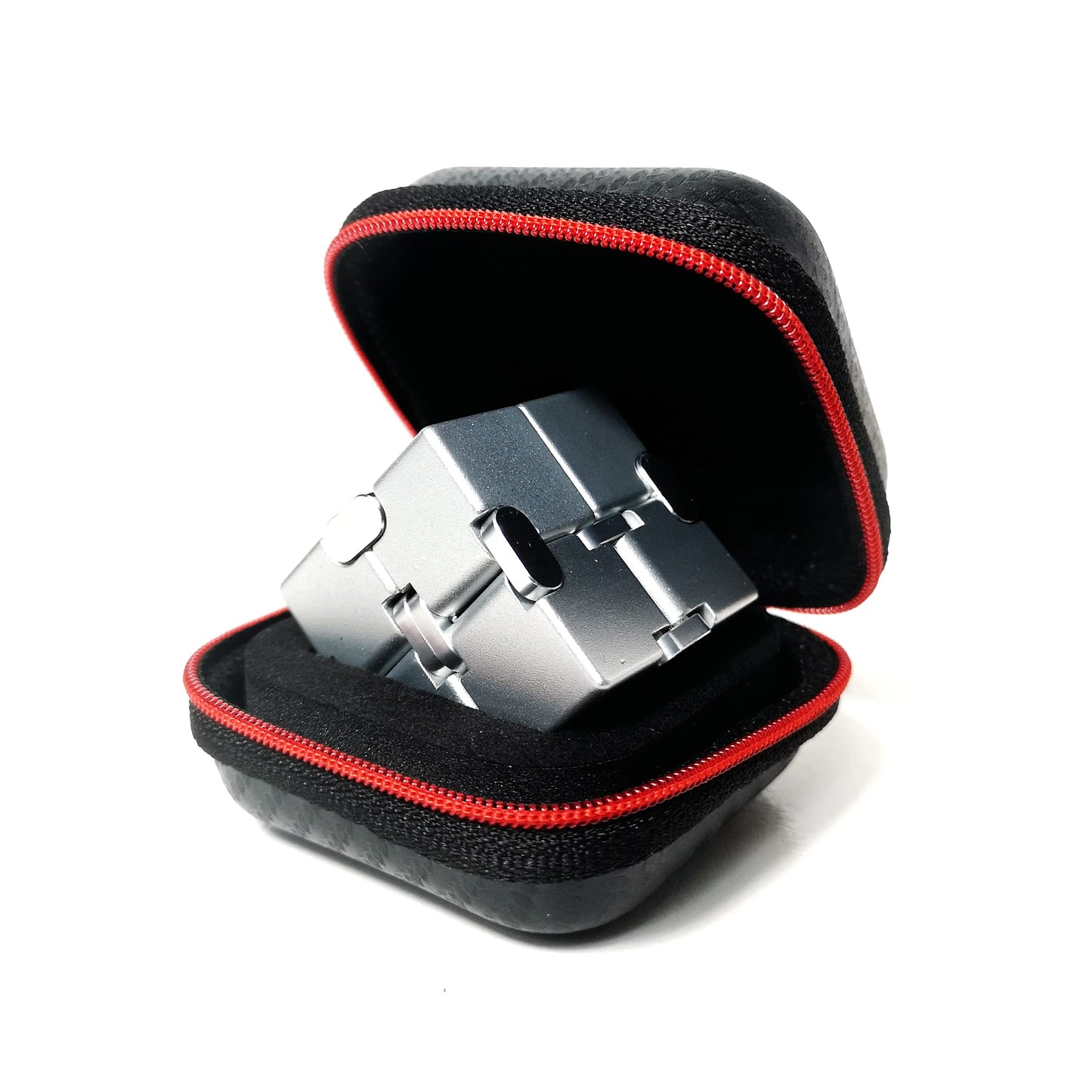 FUFUYOU Infinity Cube – Aluminum Fidget Toy for Focus, Stress Relief, and Travel