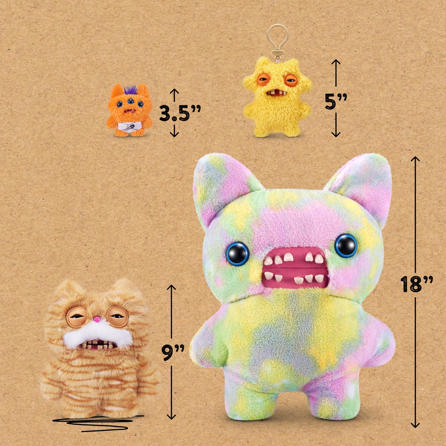 Fuggler Alley Cats 9-Inch Plush by ZURU – Funny Ugly Monster Collectible