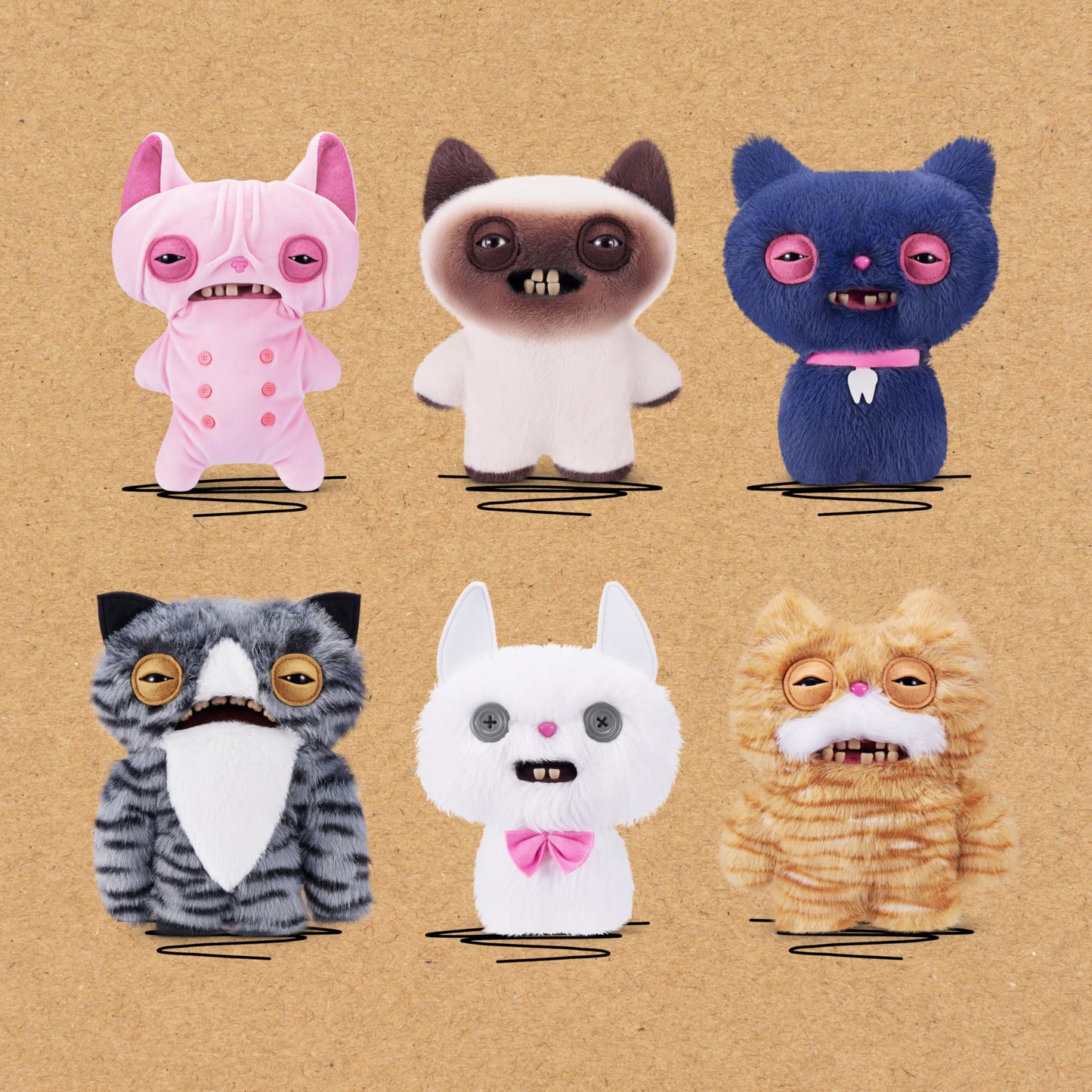 Fuggler Alley Cats 9-Inch Plush by ZURU – Collectible Ugly Monster Plush