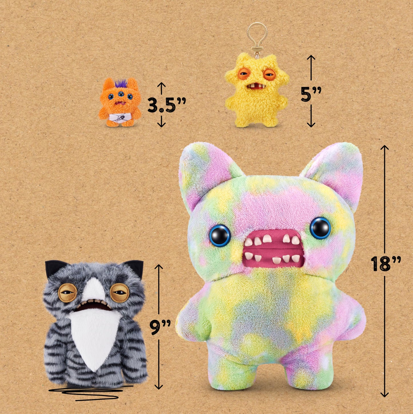 Fuggler Alley Cats 9-Inch Plush by ZURU – Collectible Ugly Monster Plush