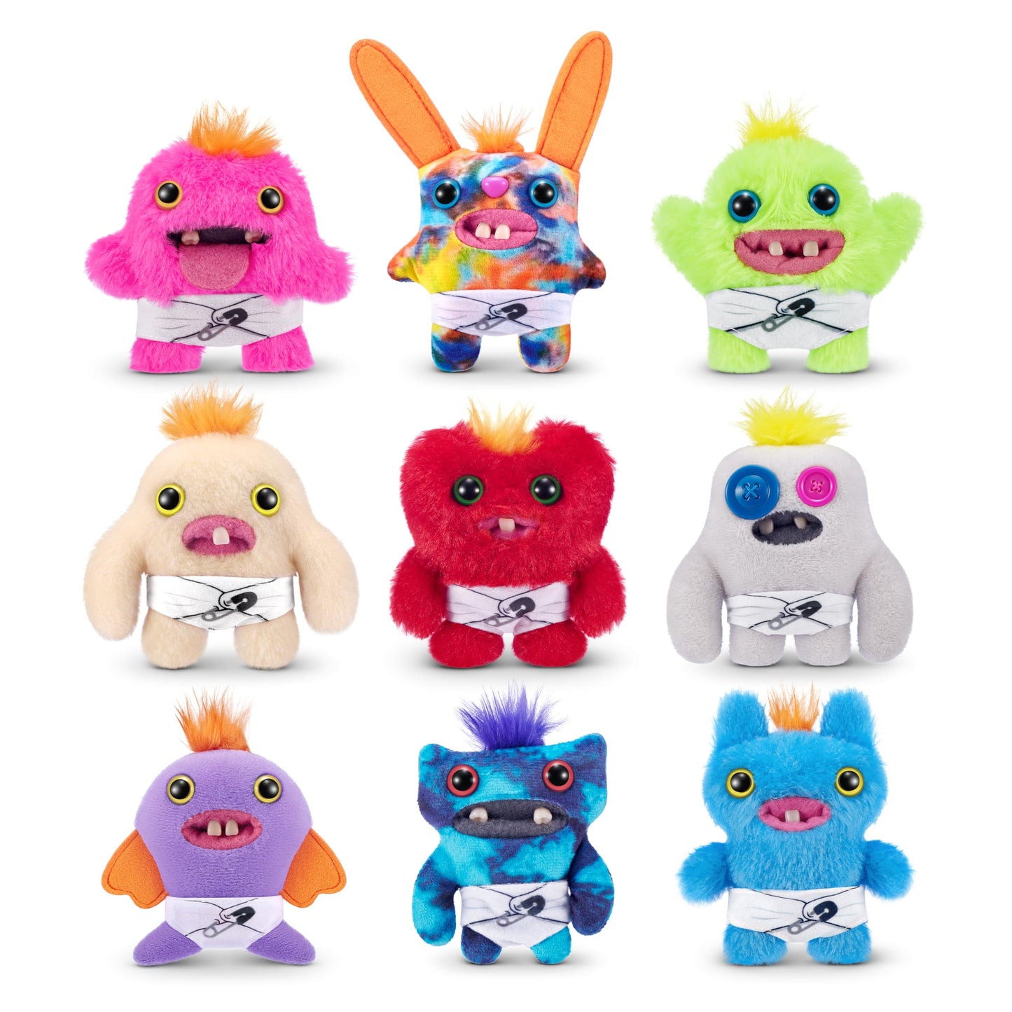 Fuggler Baby Fugg Series 3 3.5 inch Plush – Random 3-Pack Collectible by ZURU