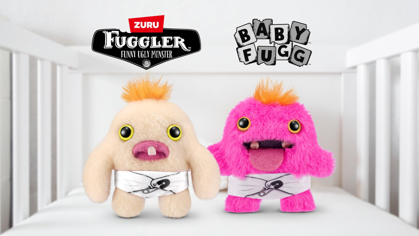 Fuggler Baby Fugg Series 3 3.5 inch Plush – Random 3-Pack Collectible by ZURU