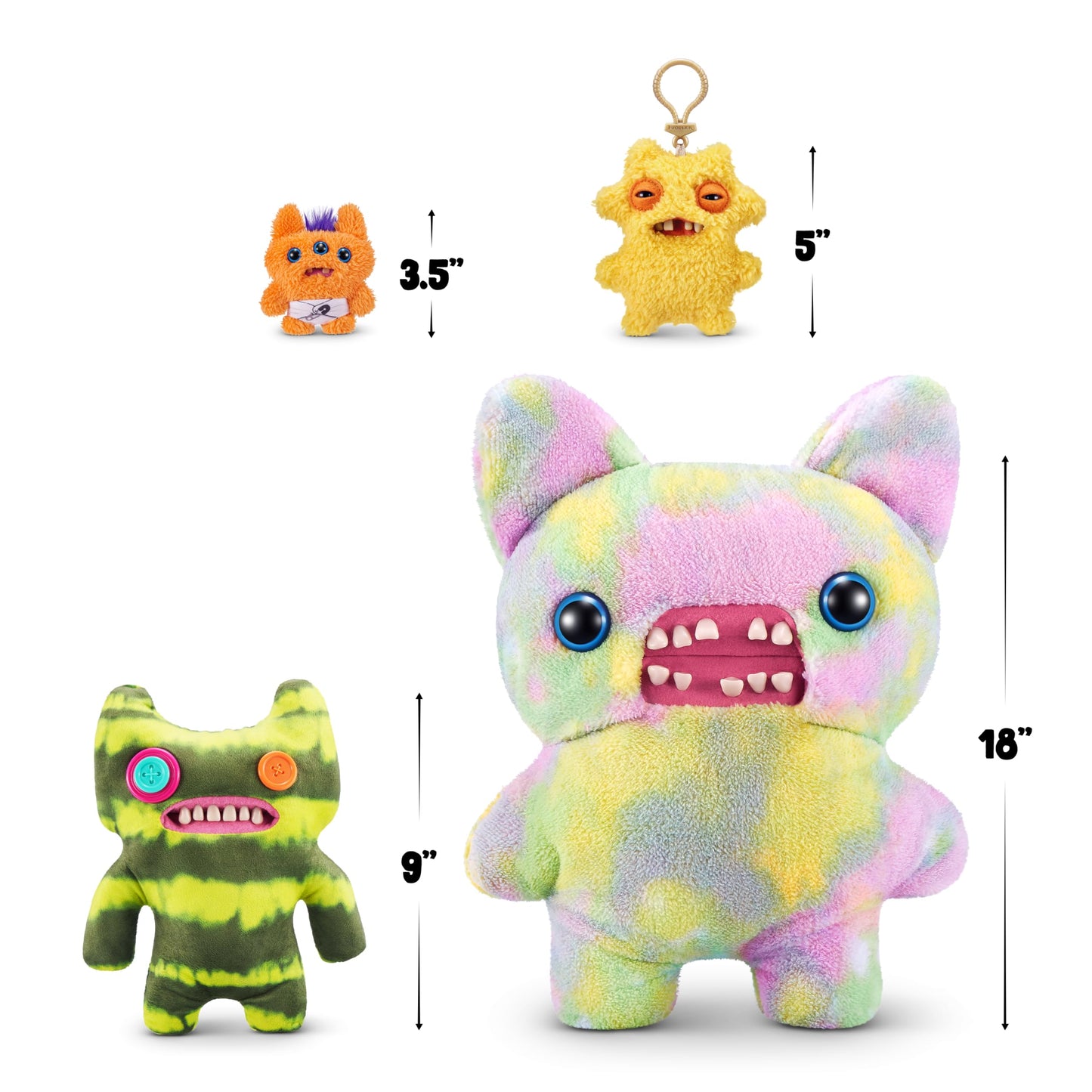 Fuggler Laboratory Misfits by ZURU – 9-Inch Plush Collectible Monsters