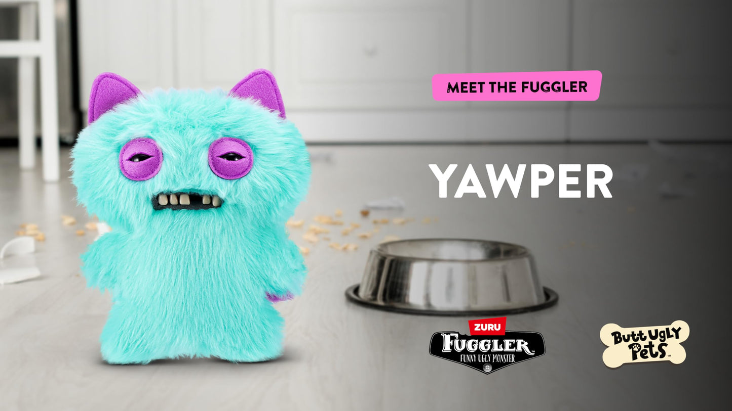 Fuggler Butt Ugly Pets 9-Inch Series 1: Yawper Cat & Mr Buttons Rabbit Plush Toys by ZURU