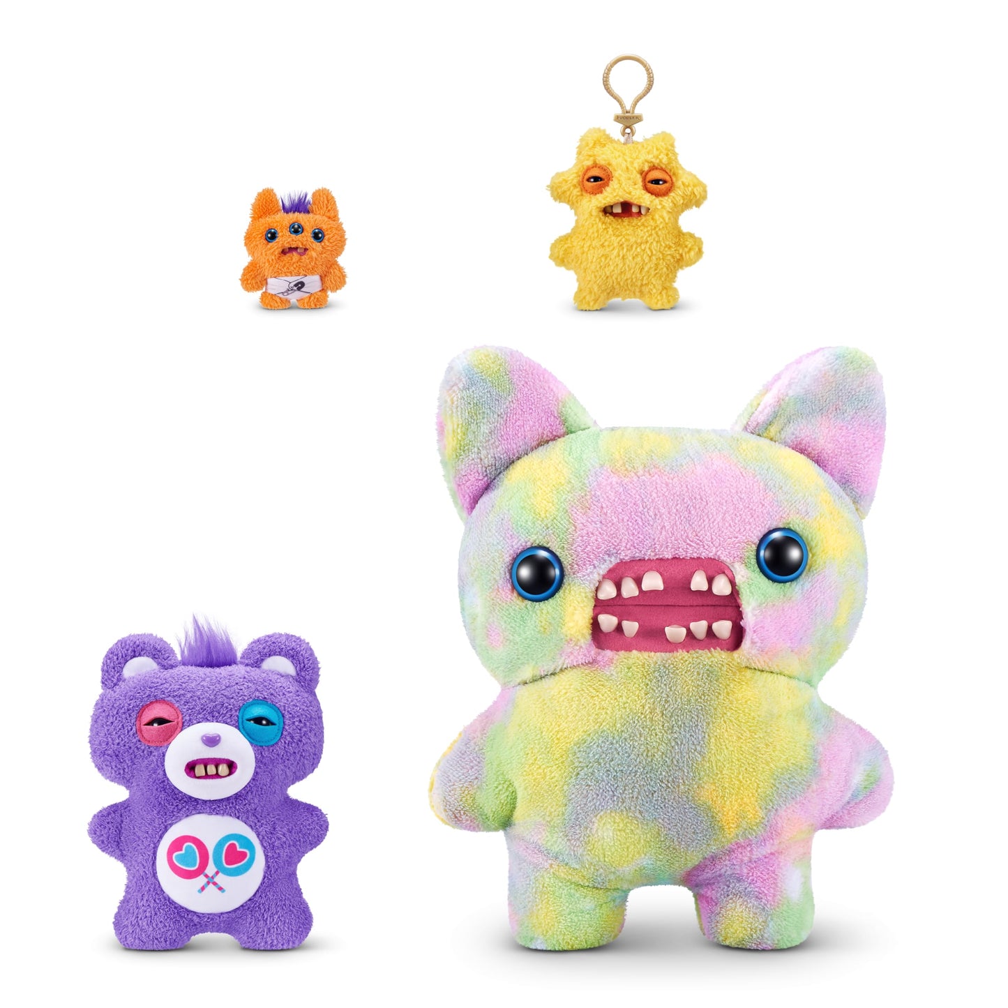 Fuggler Care Bears 9-Inch Plush Toy (Share Bear) by ZURU | Funny Ugly Monster Plush for Collectors