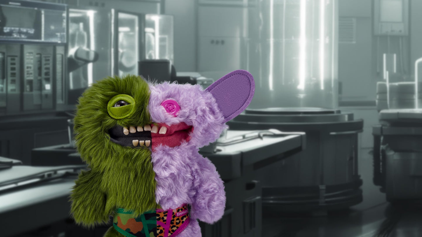 Fuggler Misfit Monsters 23 cm Series 1 – Count Underoo Mcgoo & Grin (Green & Lilac)