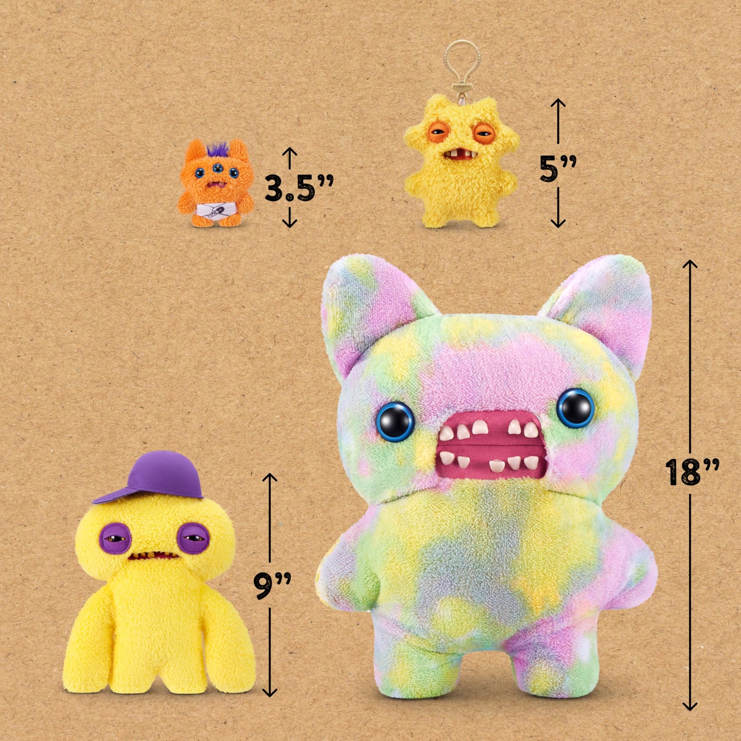 Fuggler Fugg Life 22cm Plush Toy (Squidge) – Funny Ugly Monster by ZURU