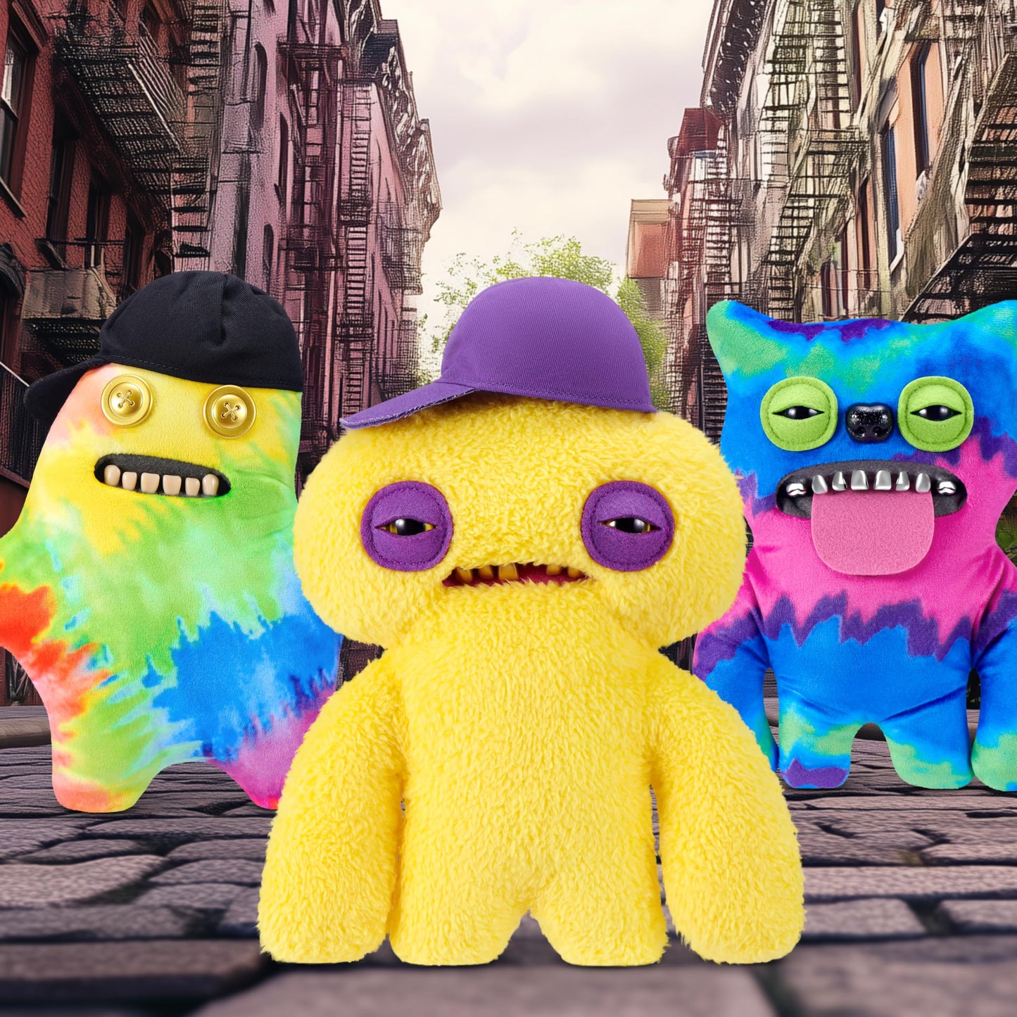 Fuggler Fugg Life 22cm Plush Toy (Squidge) – Funny Ugly Monster by ZURU