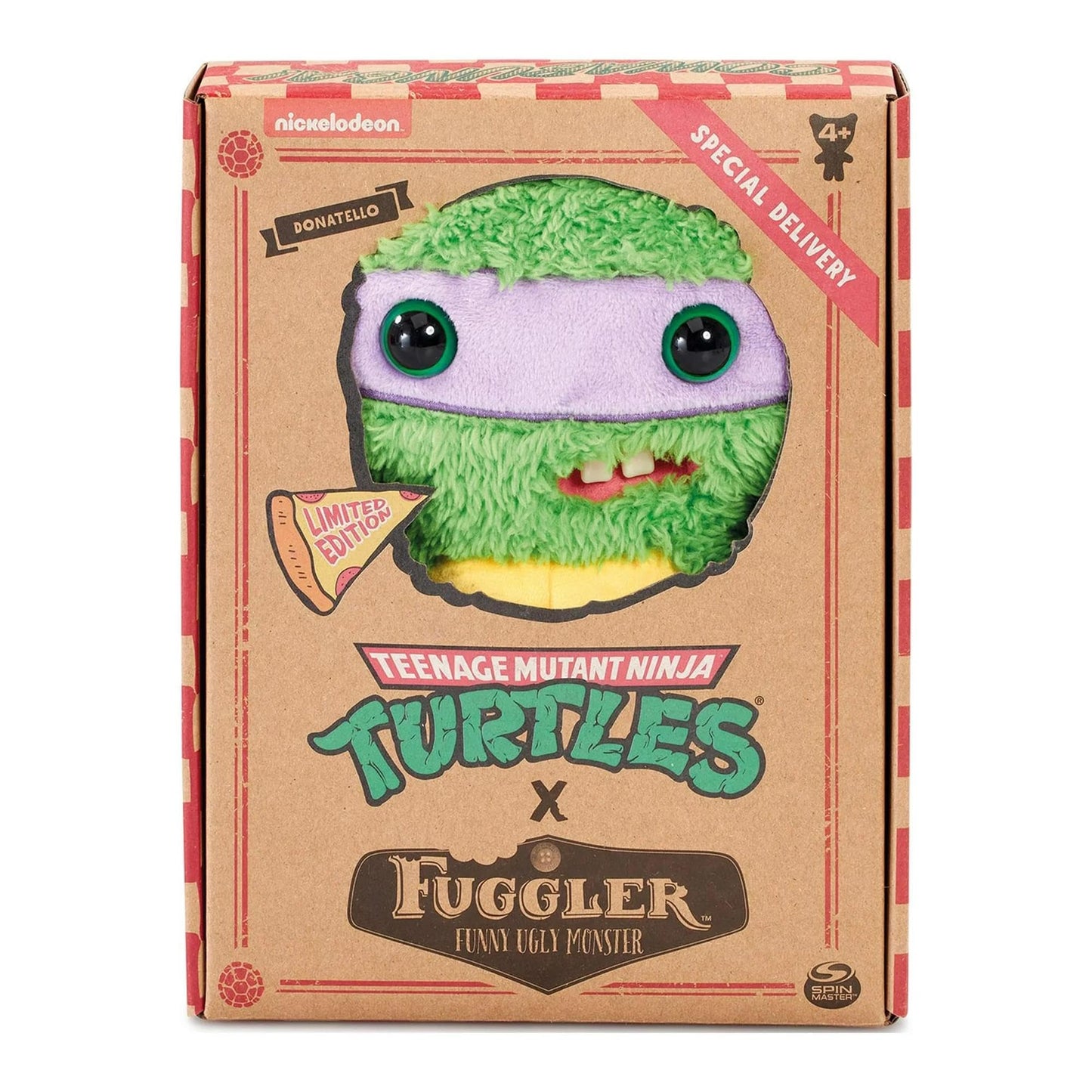 Fuggler Donatello Plush – 9-Inch TMNT Ninja Turtles Collectible Toy