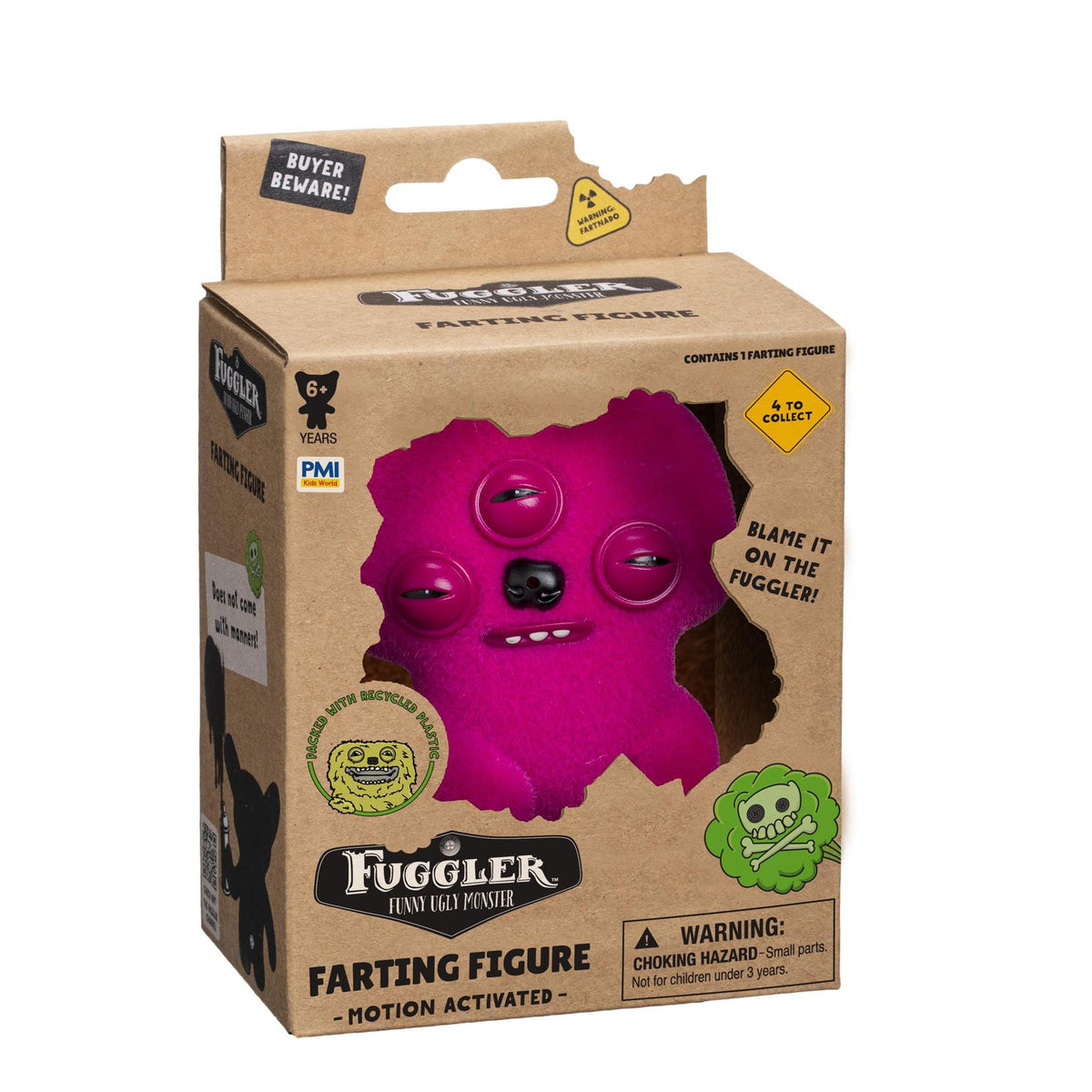 Fuggler Funny Ugly Monster — Motion-Activated Farting Figure | Collectible Toy (Ages 6+)