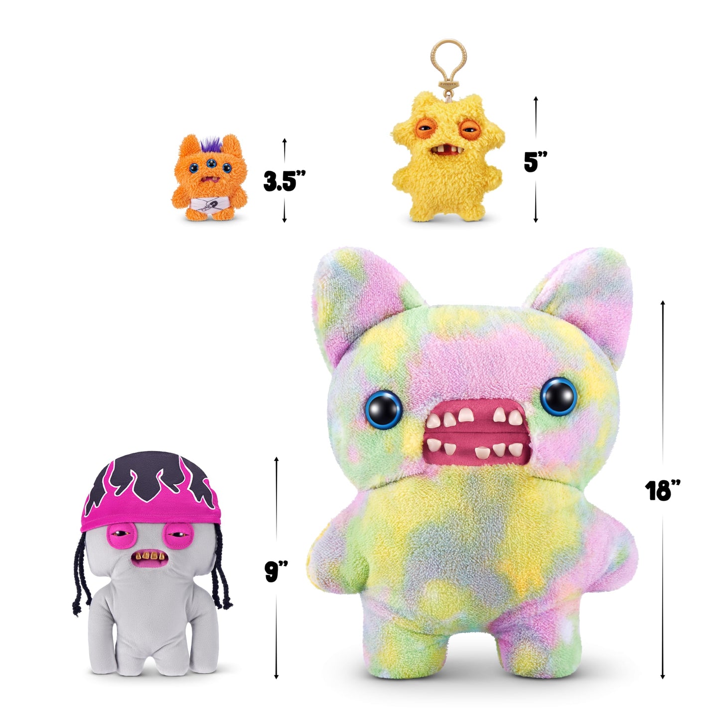 Fuggler Fugg Life 22cm Plush Toy (Squidge) – Funny Ugly Monster by ZURU