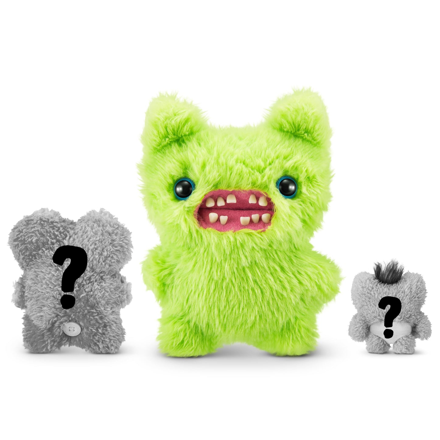 Fuggler Fugg Family by ZURU – Collectible Plush Monsters (9, 5, 3.5 inches)