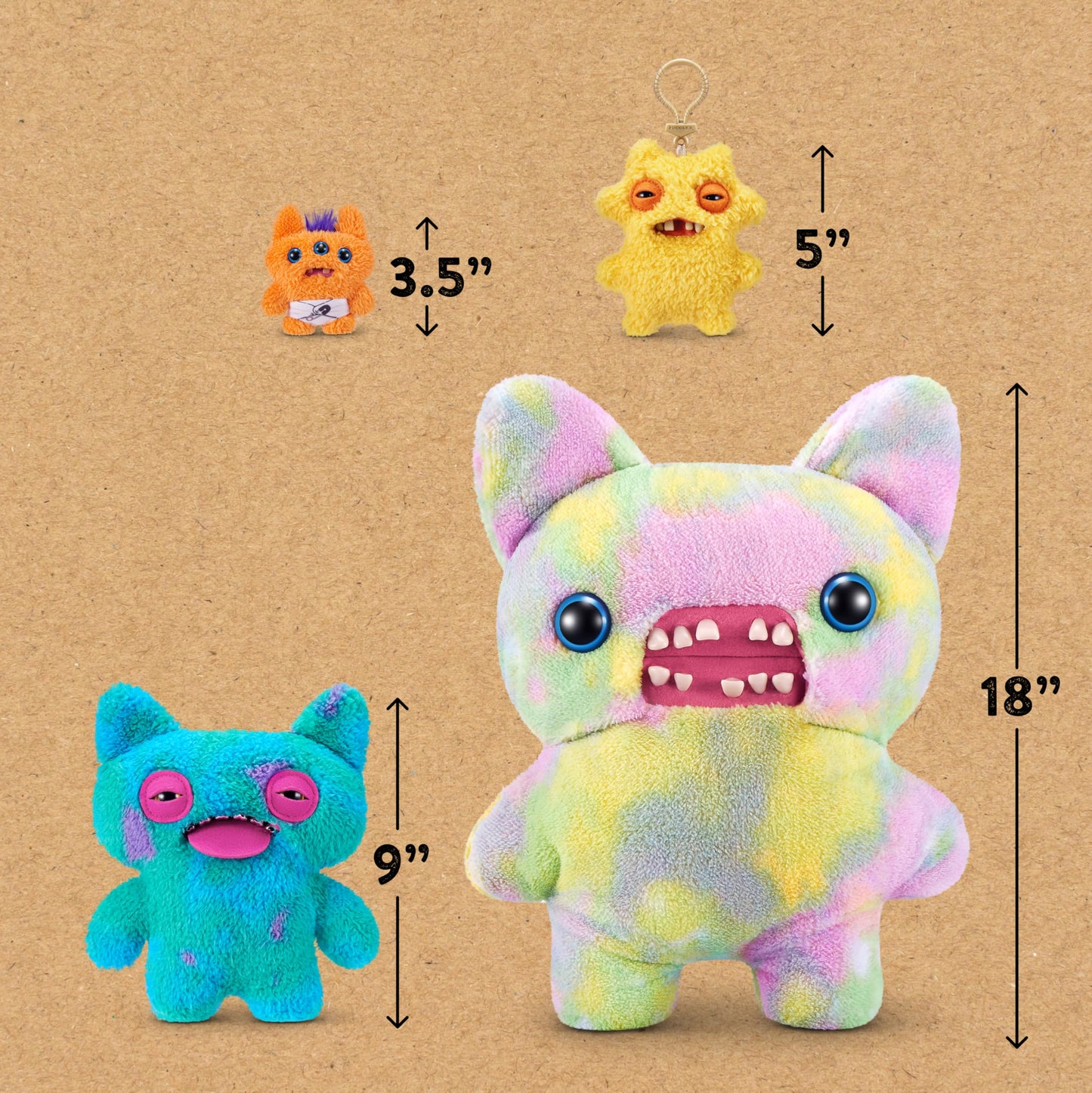 Fuggler Fugg Life 22 cm Plush Toy (Chum Chum) – Funny Ugly Monster by ZURU