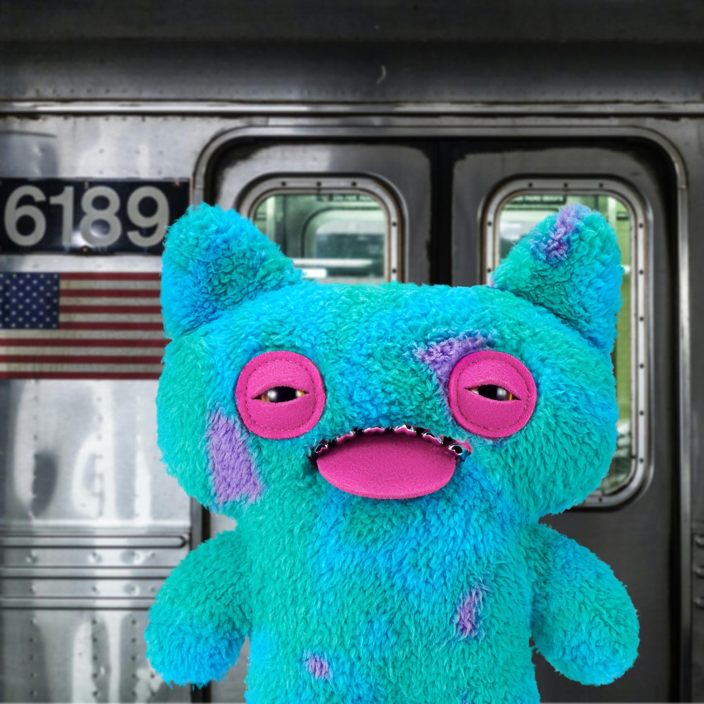 Fuggler Fugg Life 22 cm Plush Toy (Chum Chum) – Funny Ugly Monster by ZURU