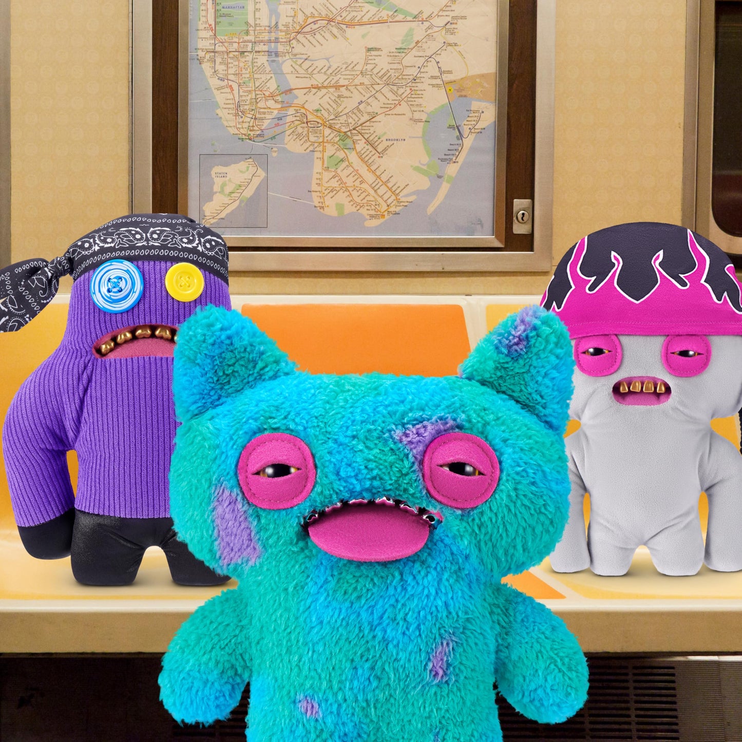 Fuggler Fugg Life 22 cm Plush Toy (Chum Chum) – Funny Ugly Monster by ZURU