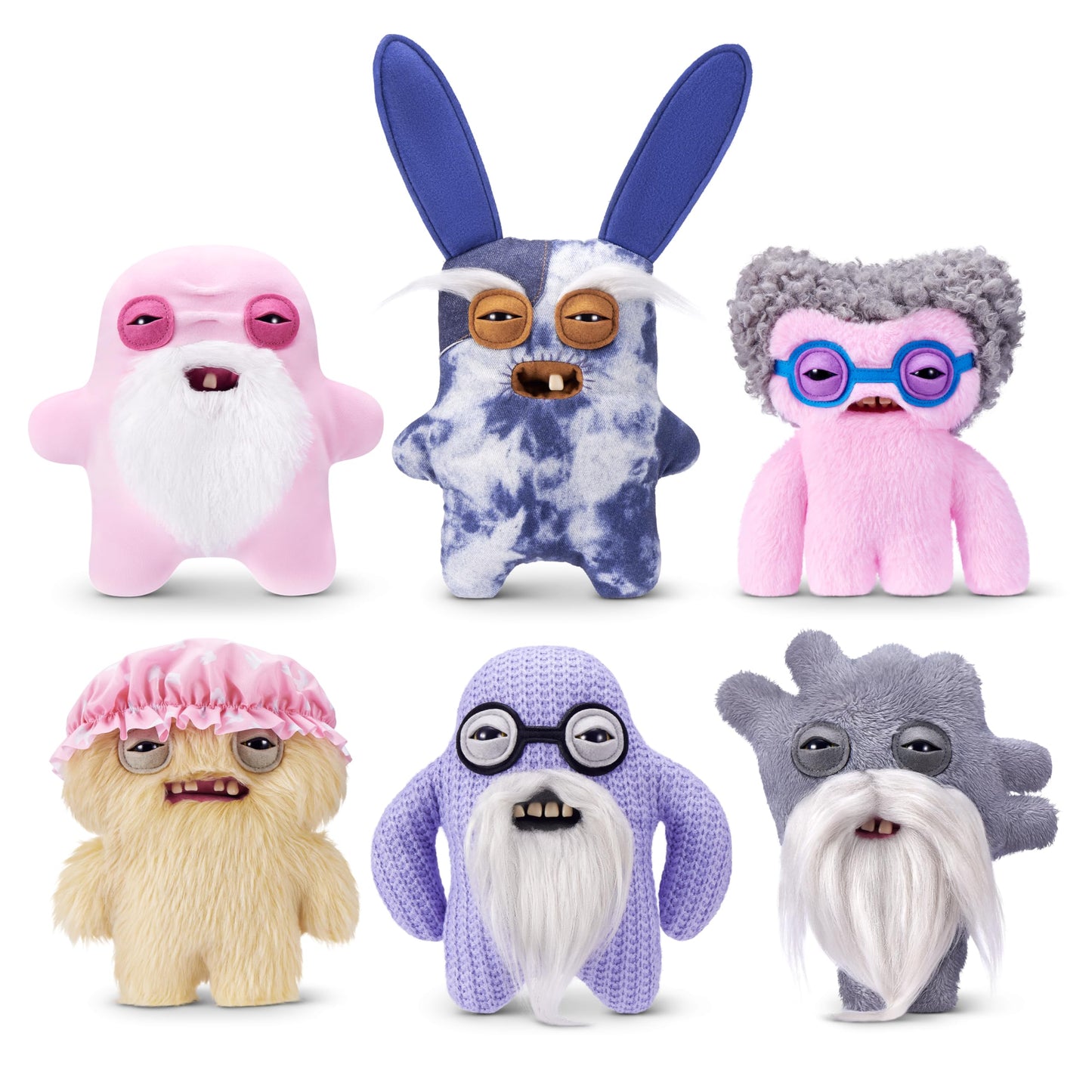 Fuggler Old Fogies 9-Inch Plush Toy (Gabby Gibbler) by ZURU – Funny Ugly Monster Stuffed Animal