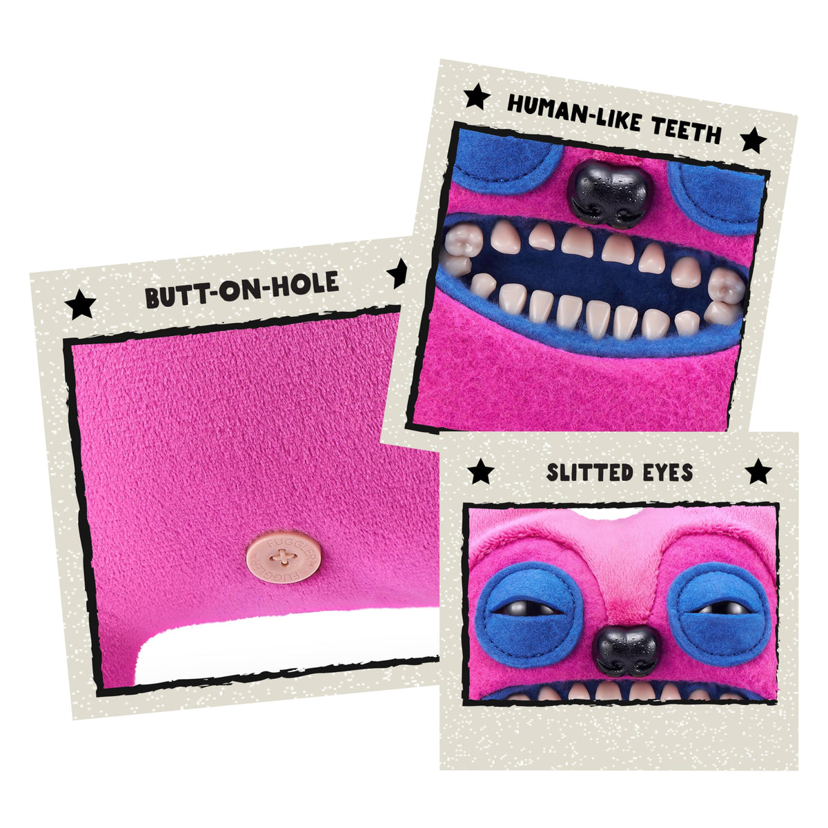 Fuggler Gold Fuggs by ZURU - 9-Inch Collectible Plush Monster (Greedy Grinner - Pants)