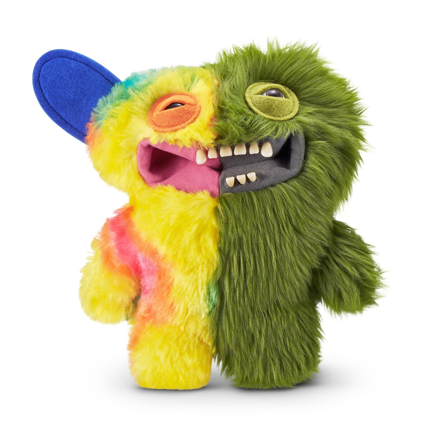 Fuggler ZURU Misfit Monsters 9 Series 1 Grinnero McGoo Green Multi Plush Toy