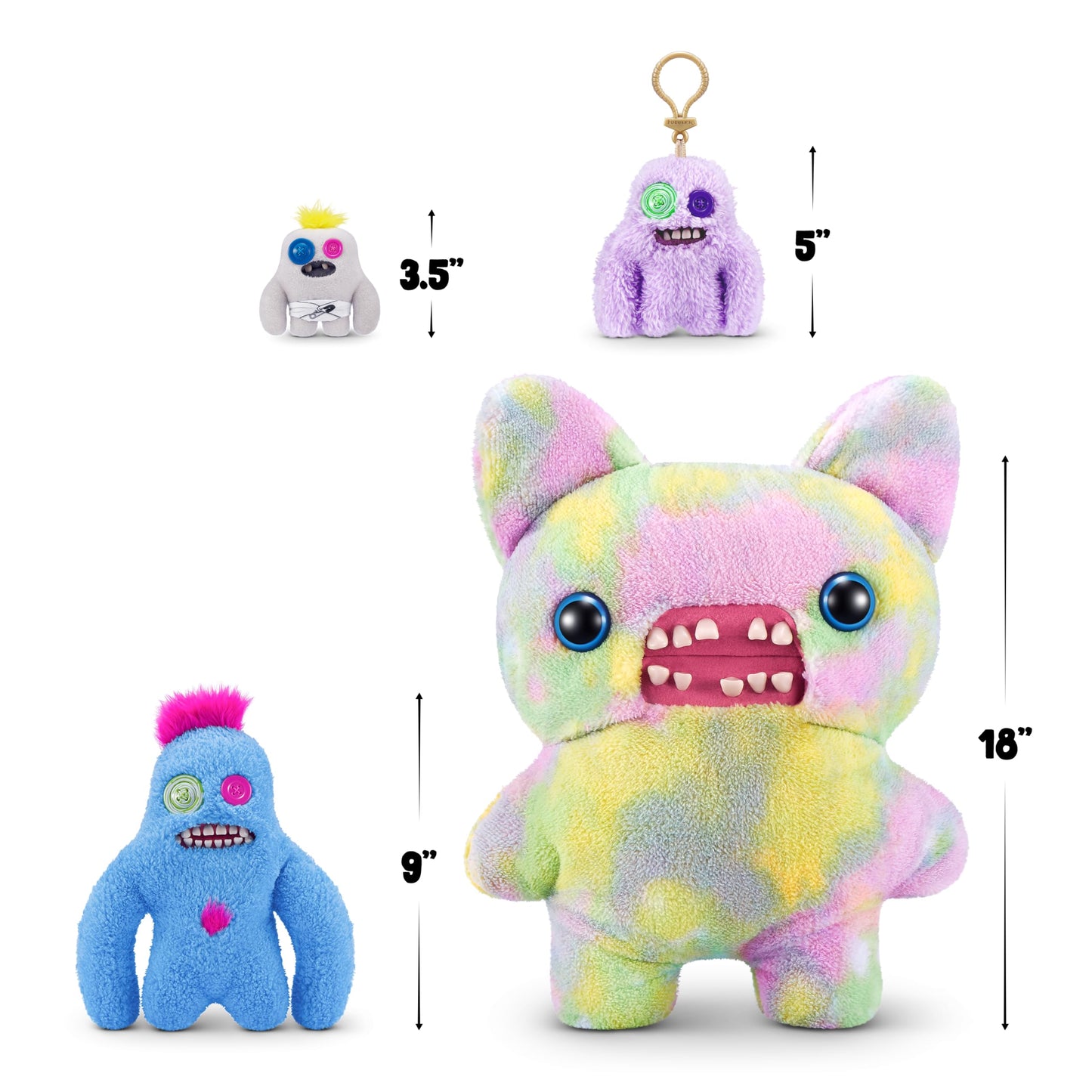 Fuggler Hairy Fuggs 9-Inch Series 1 – Funny Ugly Monster Plush Toy by ZURU