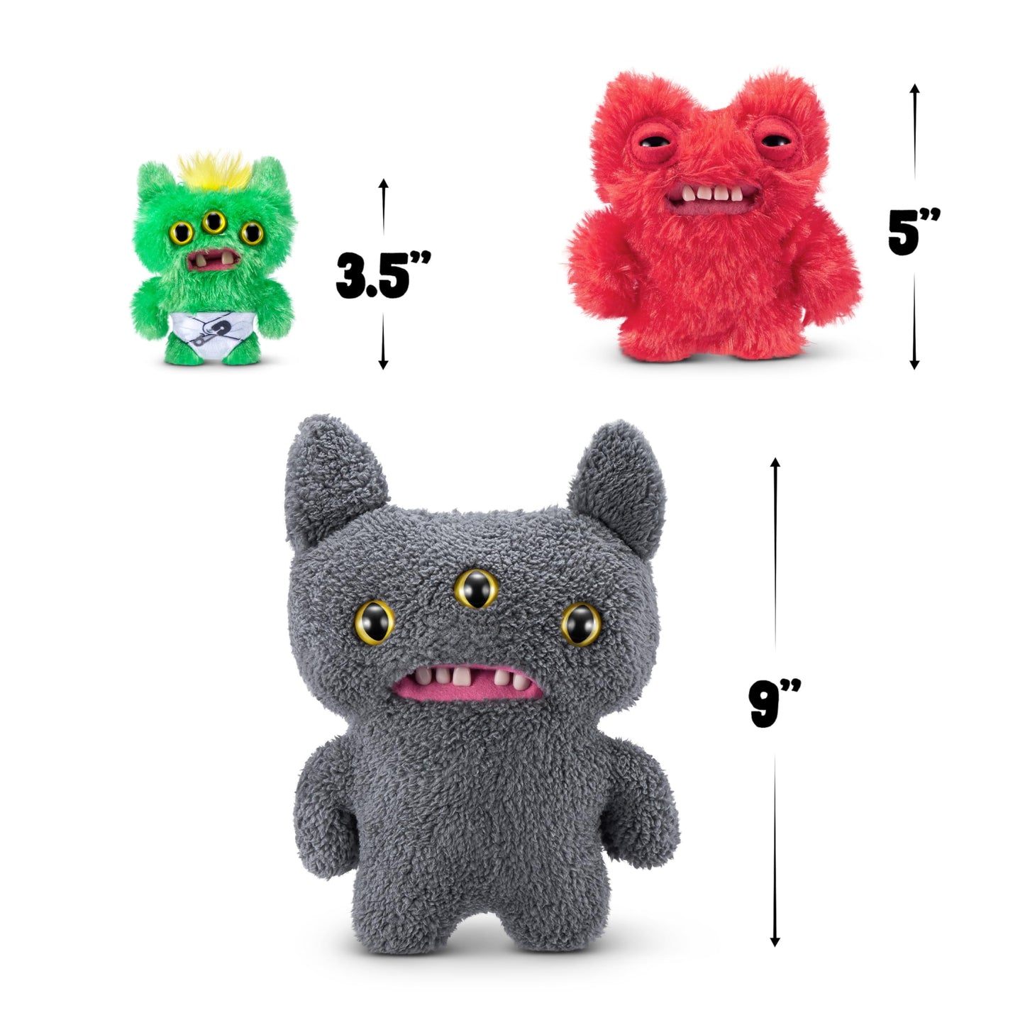 Fuggler Fugg Family by ZURU – Mischievous Monster Plush Collectibles (Reeko)