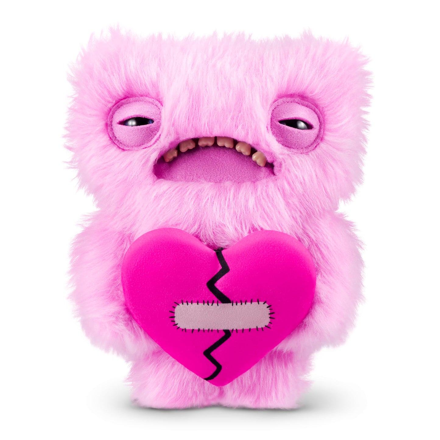 Fuggler Love Fugg by ZURU - 9-Inch Plush Monster, Collectible Toy (Love Fugg - Refres-Pink)