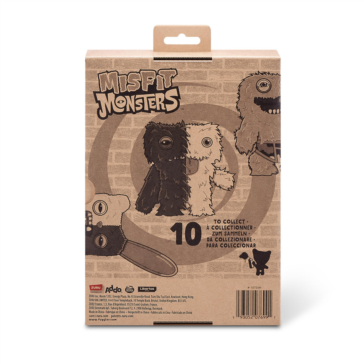 Fuggler Misfit Monsters 23 cm Series 1 - Squidge & Gaptooth Mcgoo Plush