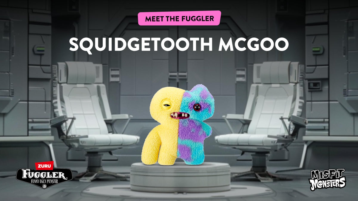 Fuggler Misfit Monsters 23 cm Series 1 - Squidge & Gaptooth Mcgoo Plush