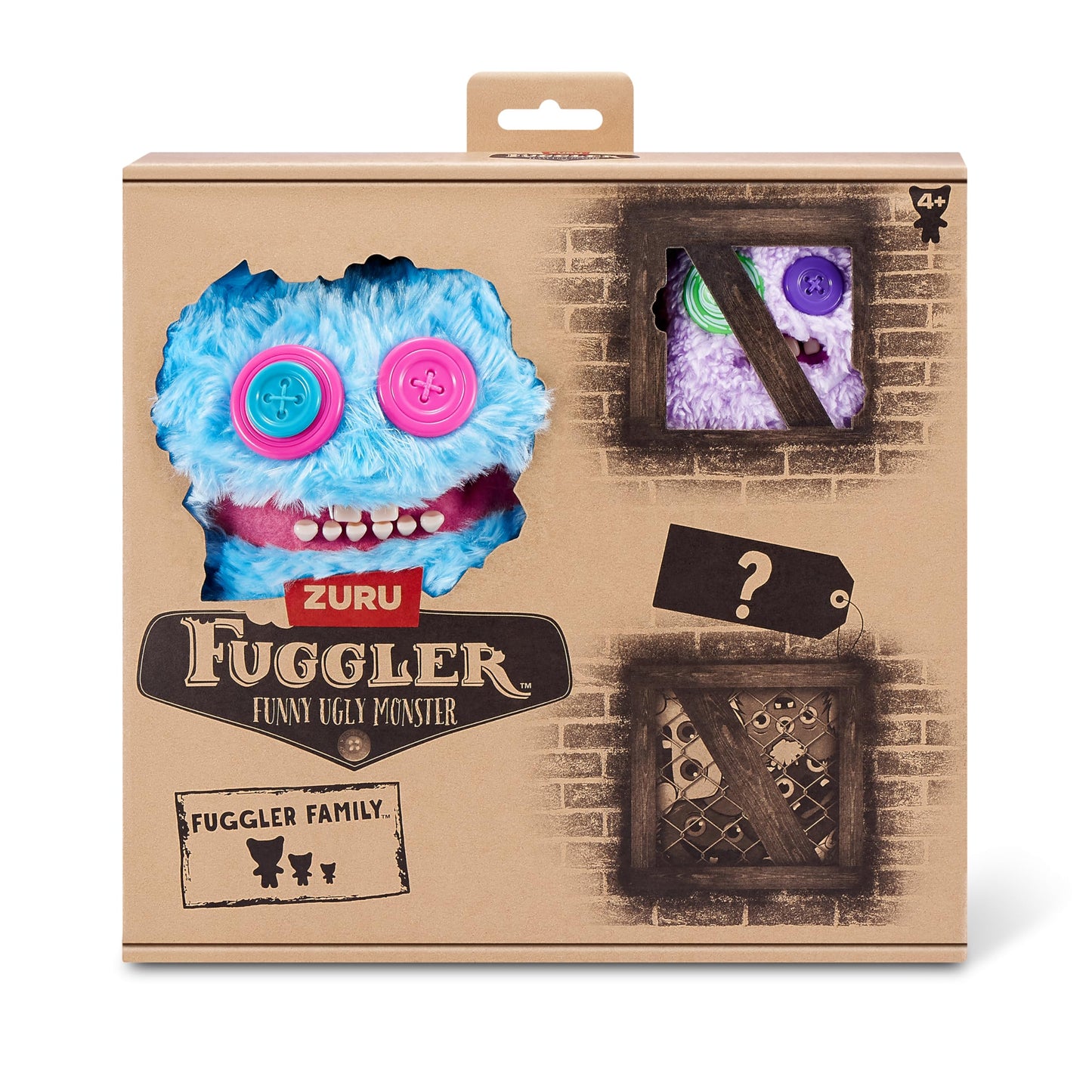 Fuggler Fugg Family by ZURU – Funny Ugly Monster Plush, Collectible Toys