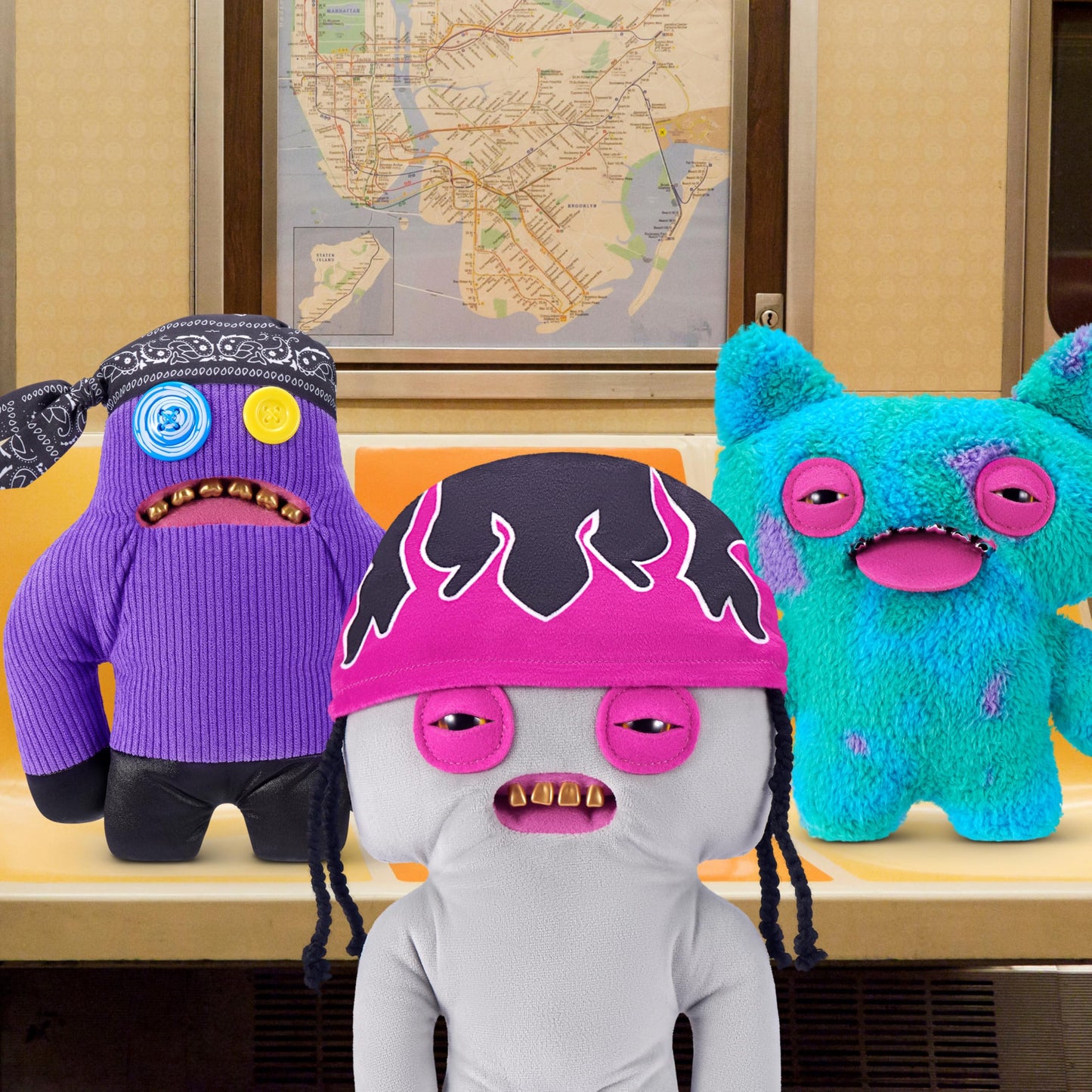 Fuggler Fugg Life 22cm Plush Toy (Squidge) – Funny Ugly Monster by ZURU