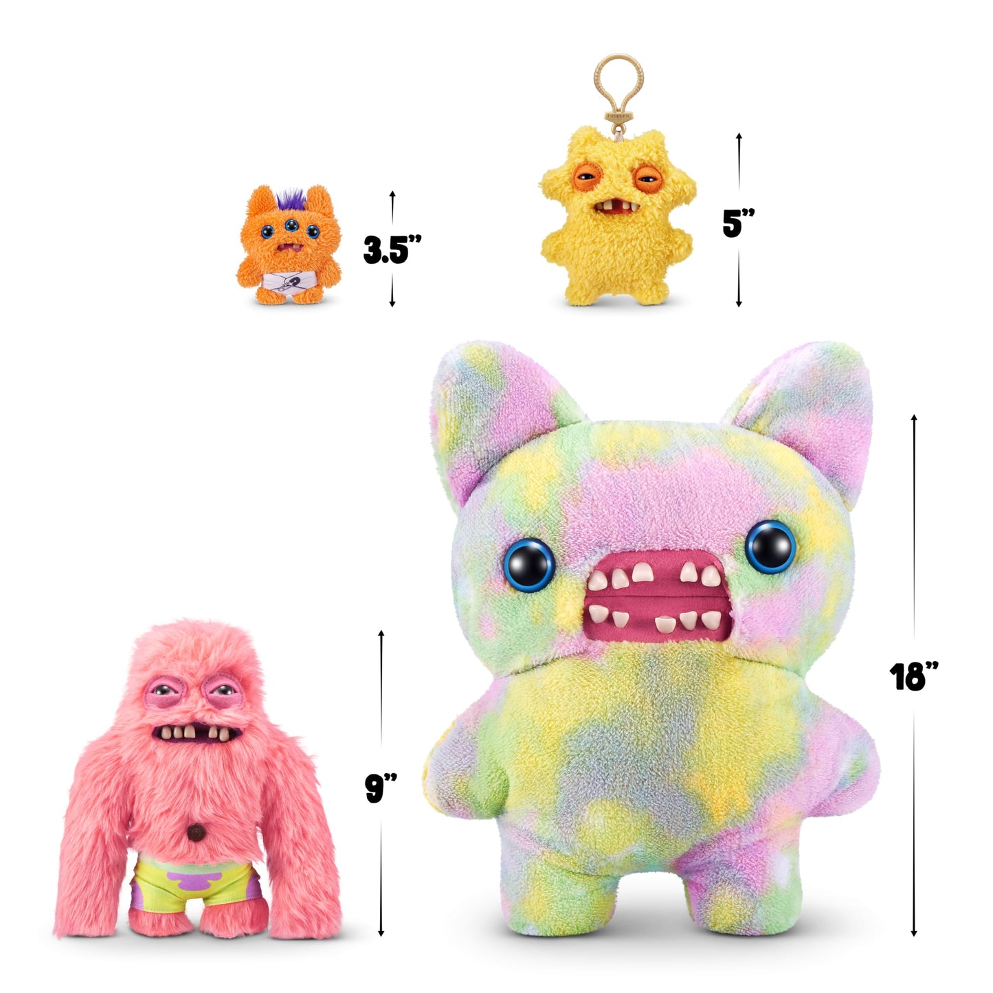 Fuggler SpongeBob SquarePants 9-Inch Plush – Patrick | Mischievous Bikini Bottom Collectible