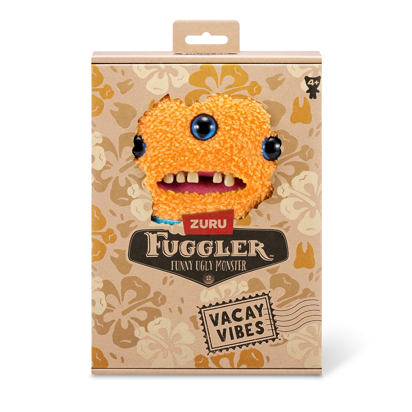 Fuggler Vacay Vibes Reek-O Orange – 9-Inch Plush Ugly Monster Toy