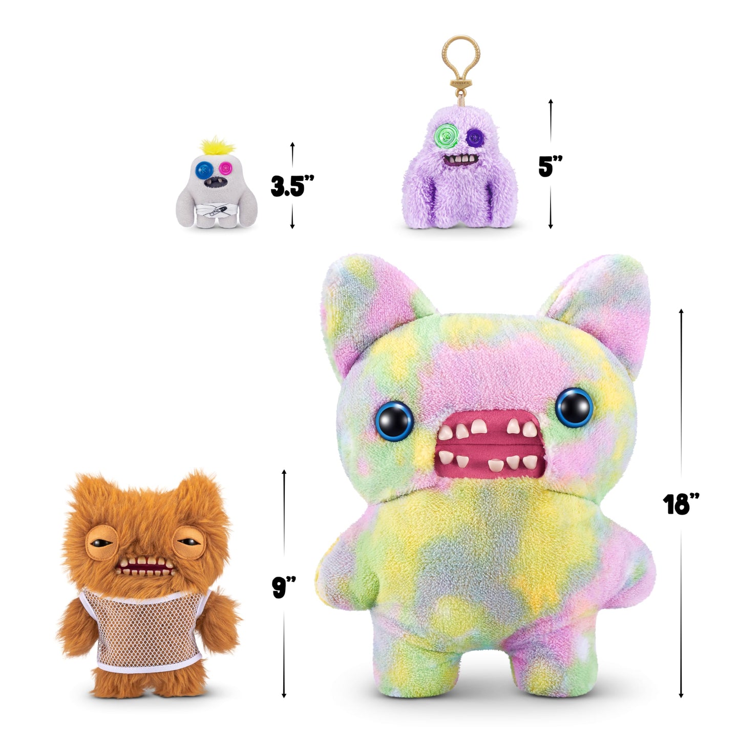Fuggler Vacay Vibes Ginger – 9-Inch Plush Monster by ZURU | Collectible Ugly-Cute Toy