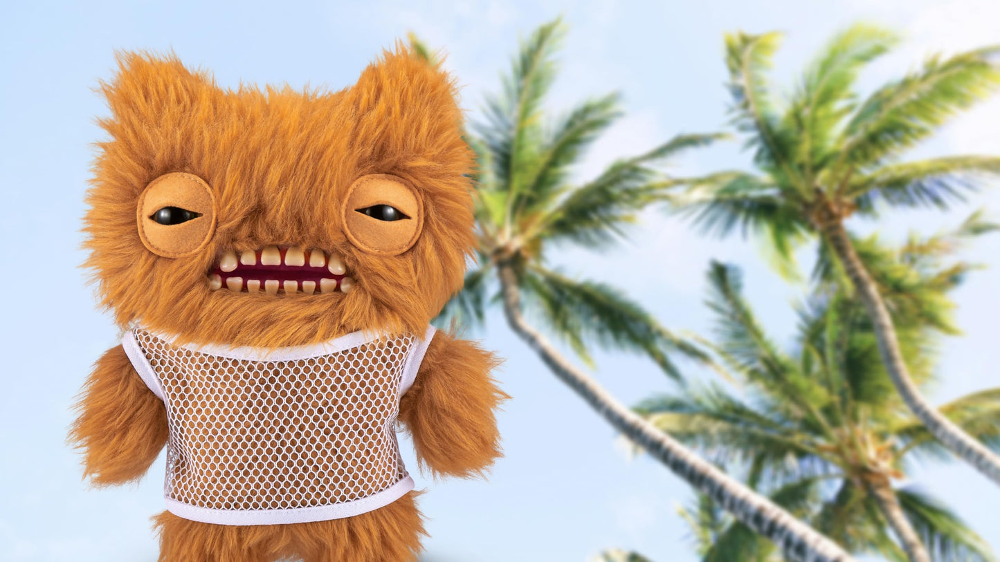 Fuggler Vacay Vibes Ginger – 9-Inch Plush Monster by ZURU | Collectible Ugly-Cute Toy