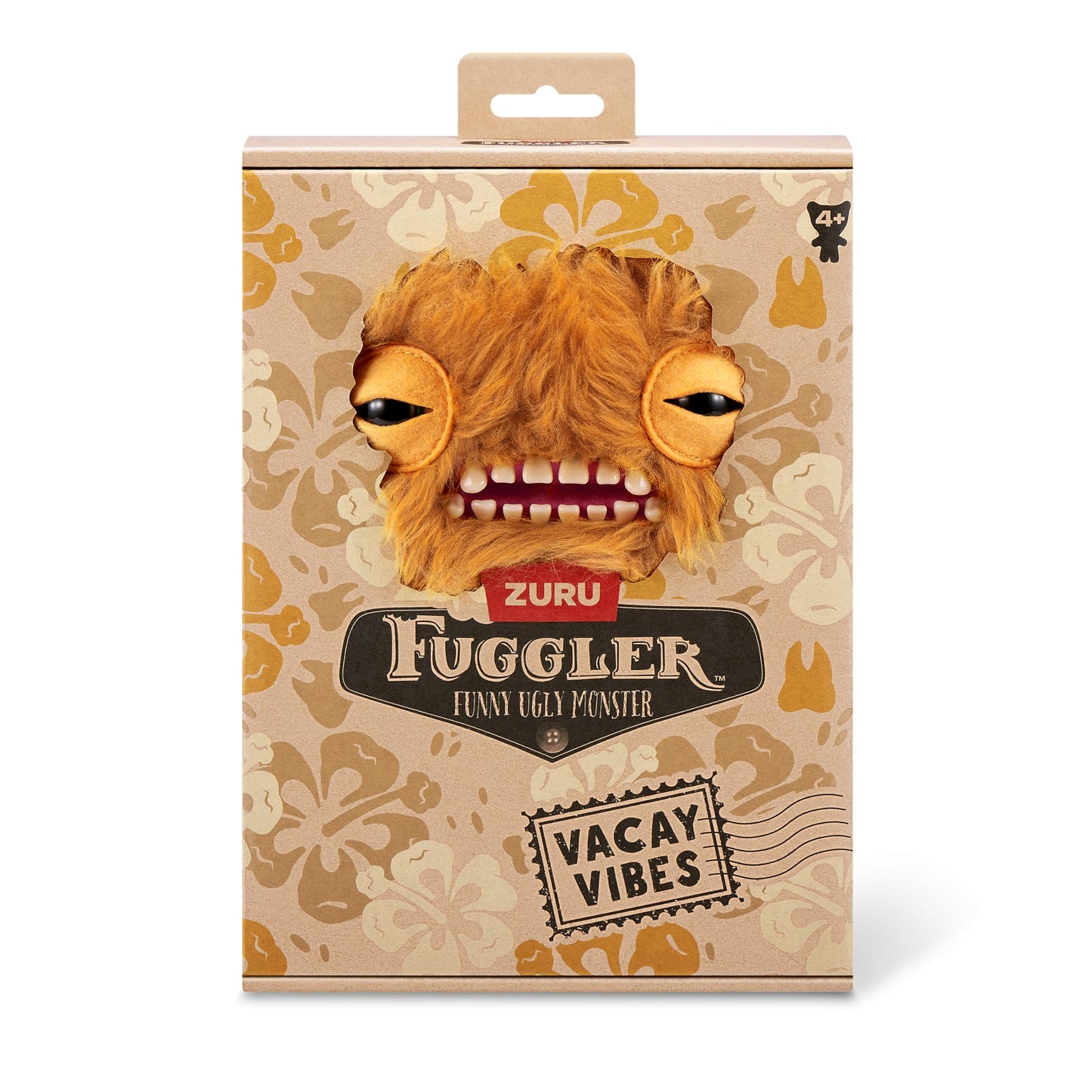 Fuggler Vacay Vibes Ginger – 9-Inch Plush Monster by ZURU | Collectible Ugly-Cute Toy