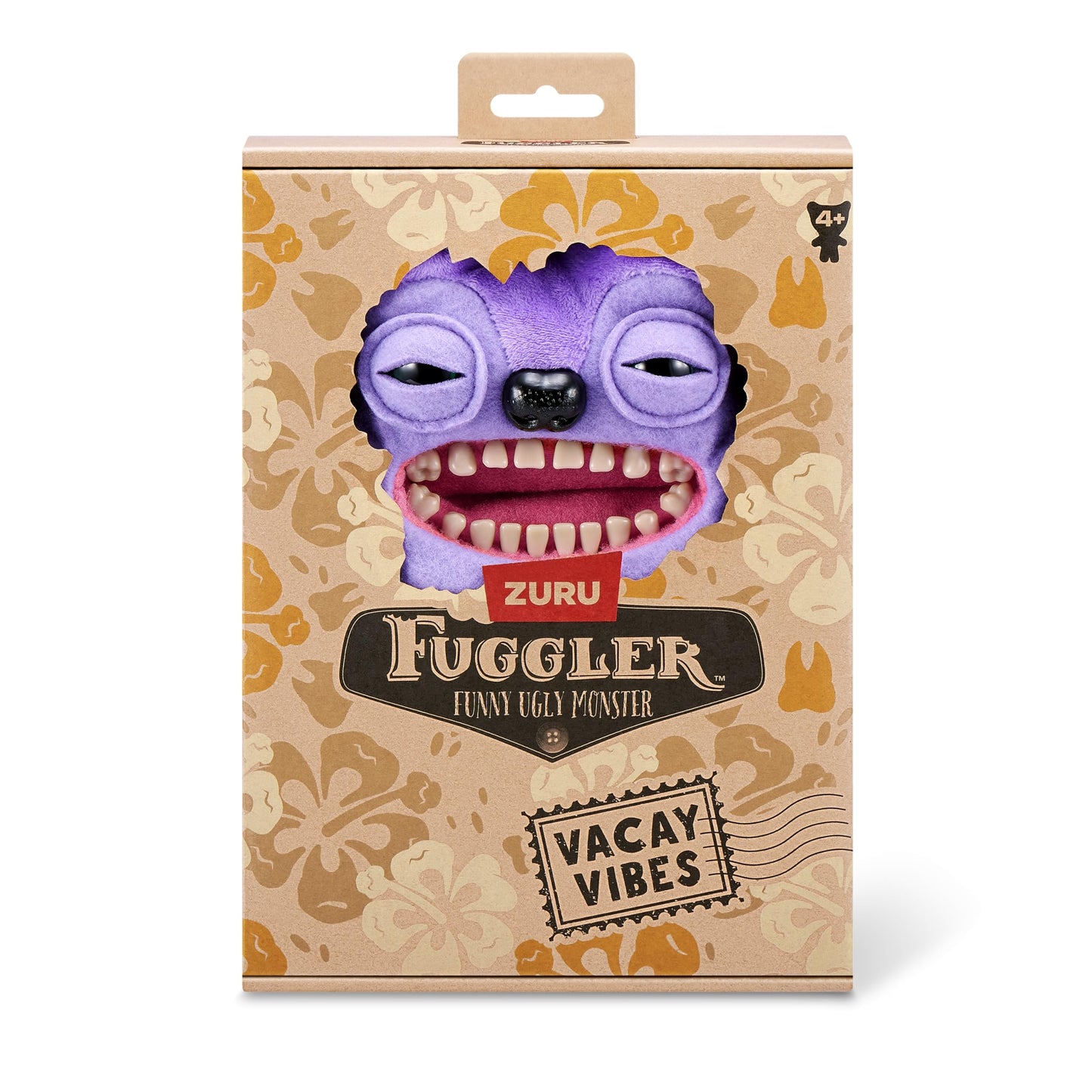 Fuggler Vacay Vibes: Greedy Grinner Purple Plush Collectible by ZURU