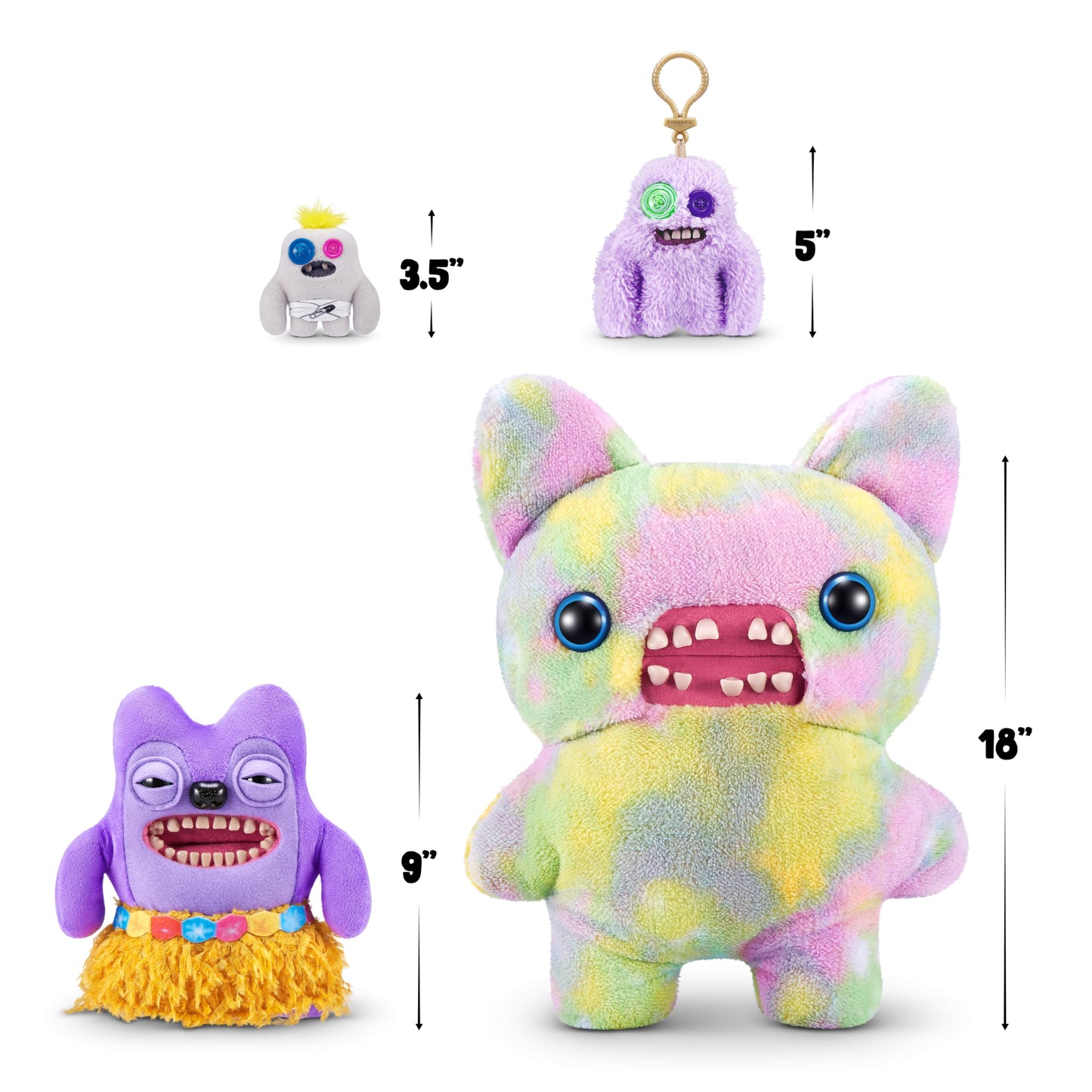 Fuggler Vacay Vibes: Greedy Grinner Purple Plush Collectible by ZURU
