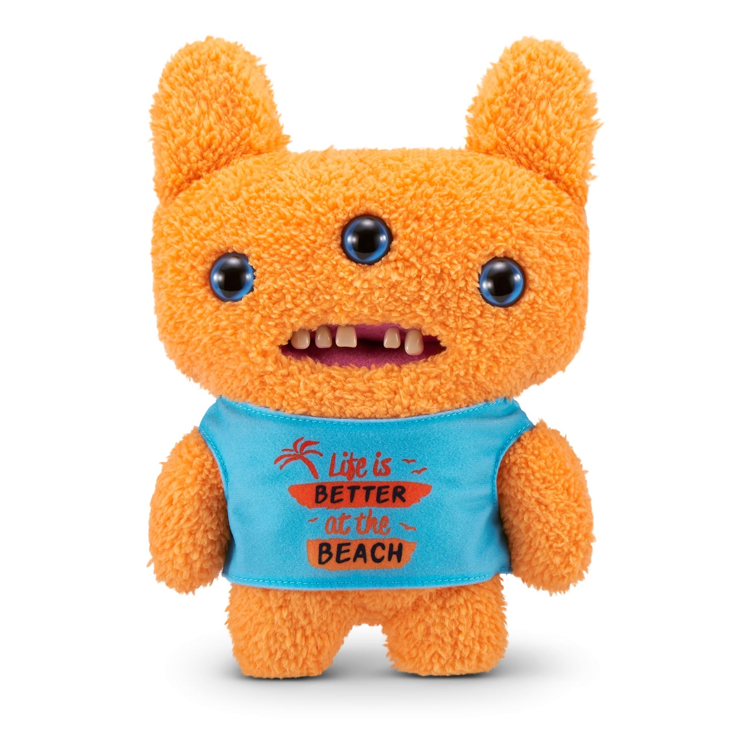 Fuggler Vacay Vibes Reek-O Orange – 9-Inch Plush Ugly Monster Toy