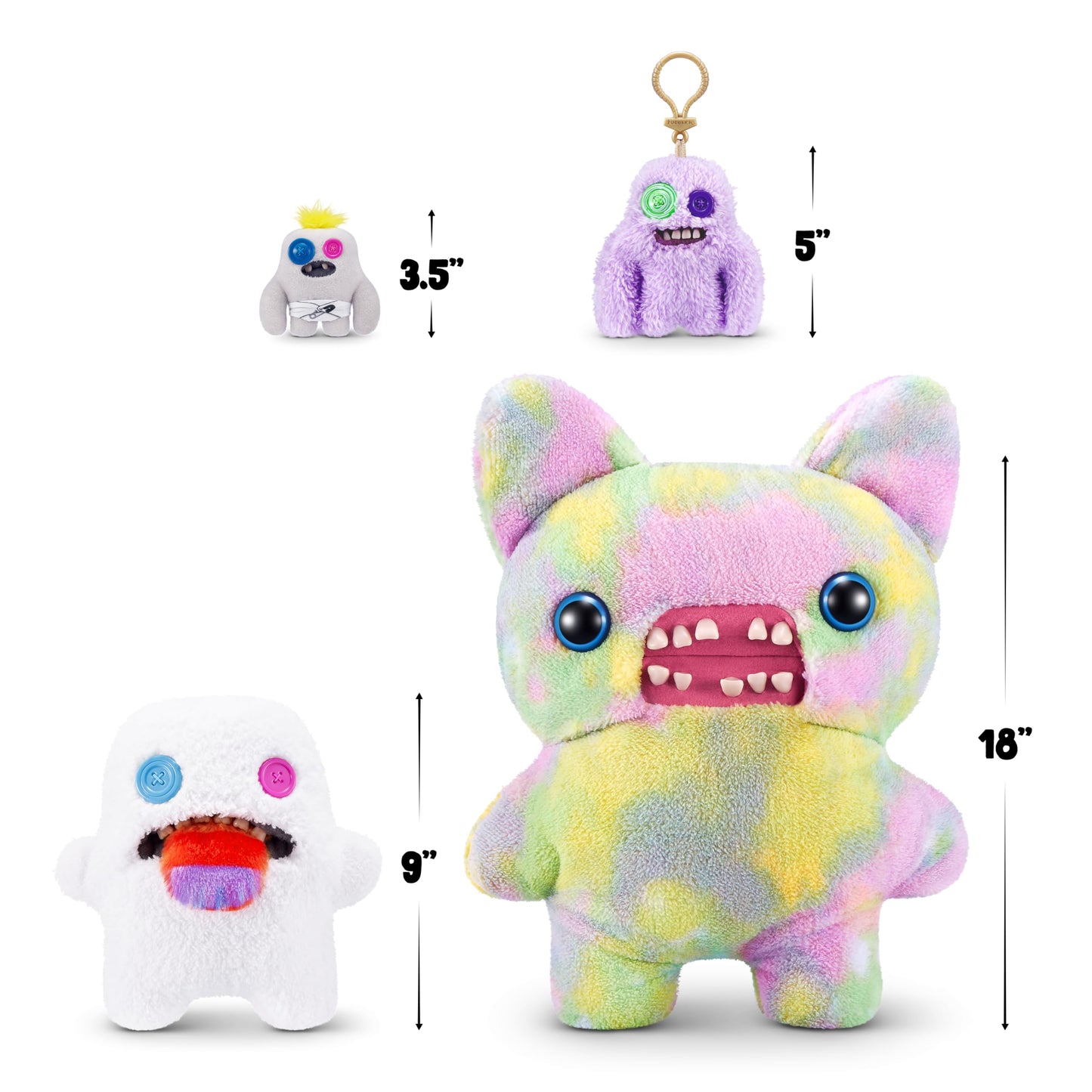 Fuggler Hairy Fuggs 9-Inch Series 1 by ZURU – Funny Ugly Monster Plush Toy