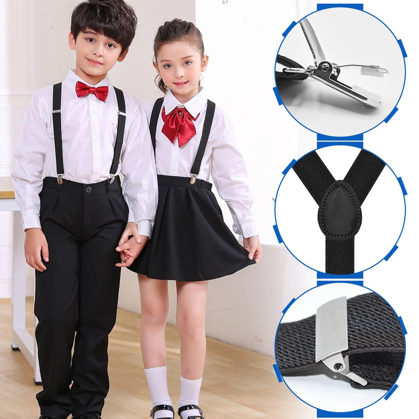 fulasiteu 100 Days of School Costume for Boys – Grandpa Vest Set with Hat & Glasses