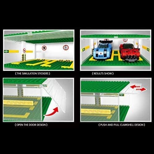 FULHOLPE 3-Layer Parking Garage for Speed Champions – DIY Display Case (Car Not Included)