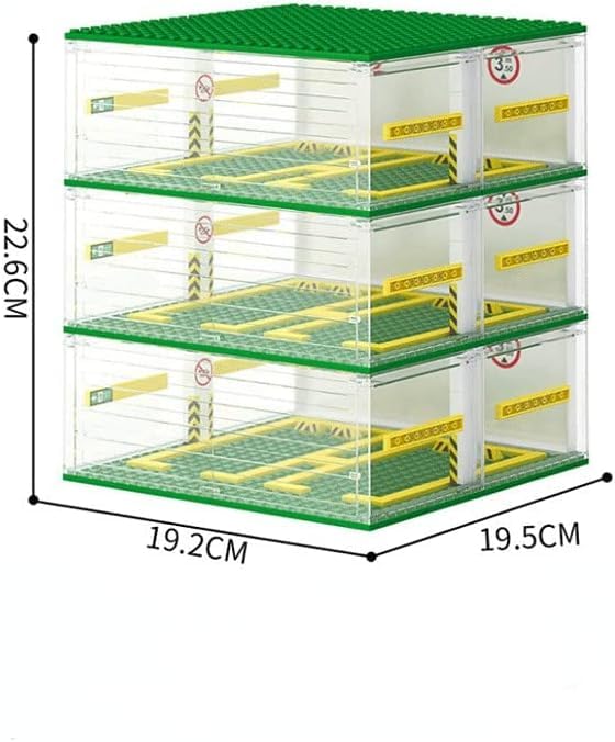 FULHOLPE 3-Layer Parking Garage for Speed Champions – DIY Display Case (Car Not Included)