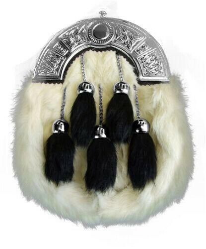Full Dress Kilt Rabbit  Fur With 5 tassels
