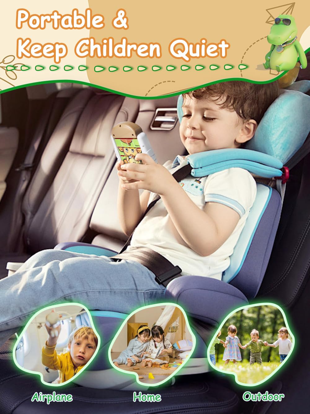 Fullware 16-Piece Rotating Puzzle for Kids 4-6 — Portable Travel Toy & Fine Motor Skills