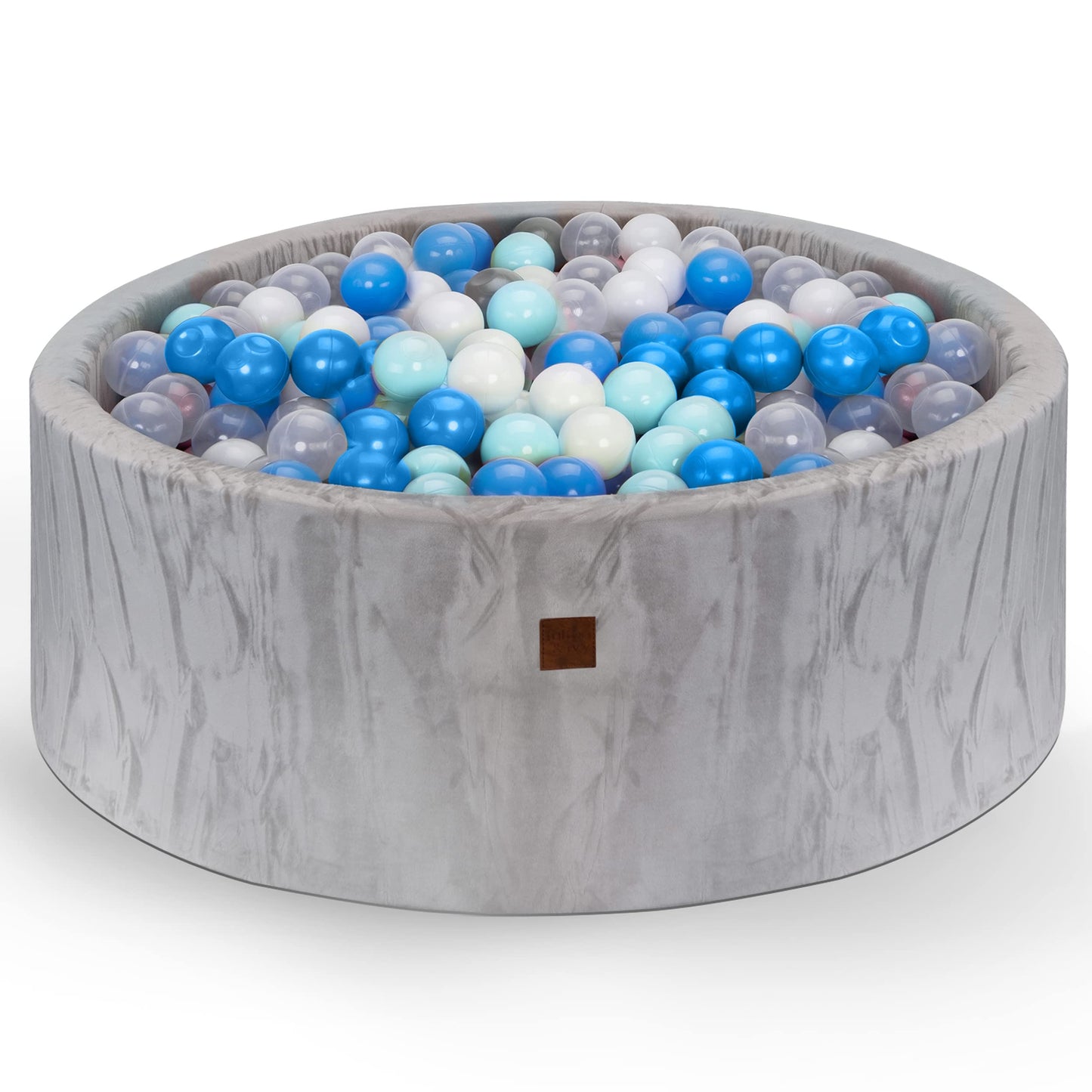Fulton & Ivy Premium Baby & Toddler Ball Pit — Memory Foam, Non-Toxic, Easy-Clean (35.5-inch diameter x 11.8-inch height)