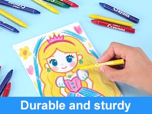 FUMILE 1600-Count Crayon Set: 400 Packs of 4 Colors for Parties and School
