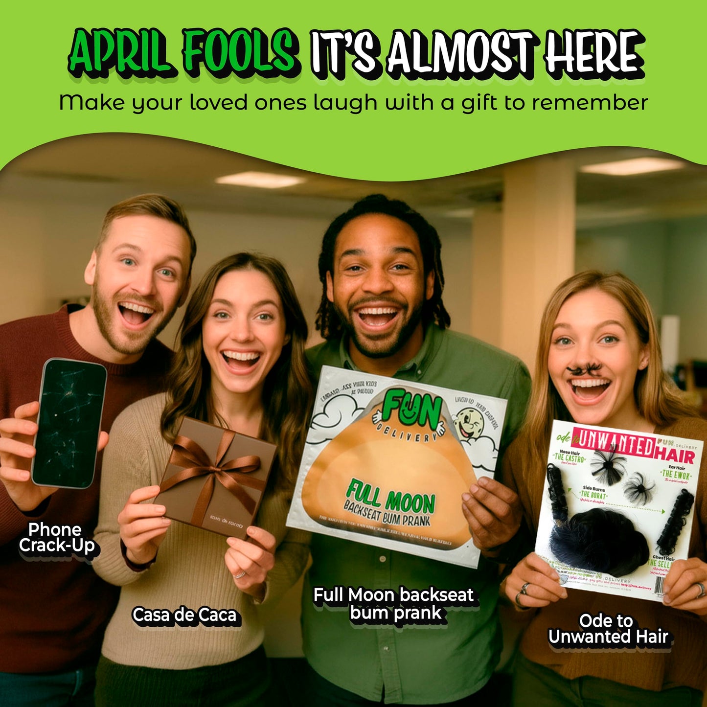 FUN delivery Meow Hear This: Hidden Cat Sound Prank Device for Office Pranks, Gags & Gifts