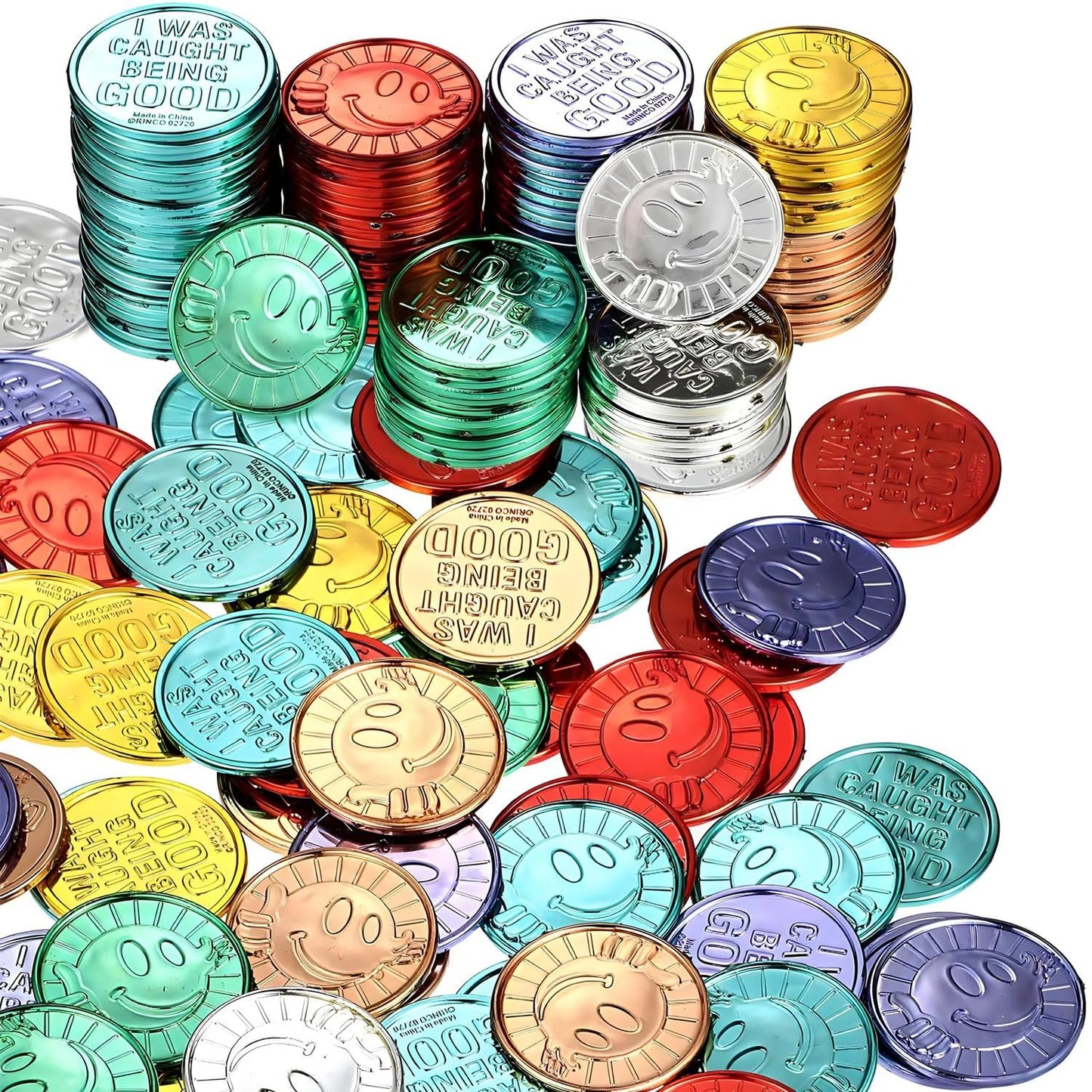 Fun Express Caught Being Good Coins — 144 Classroom Reward Tokens