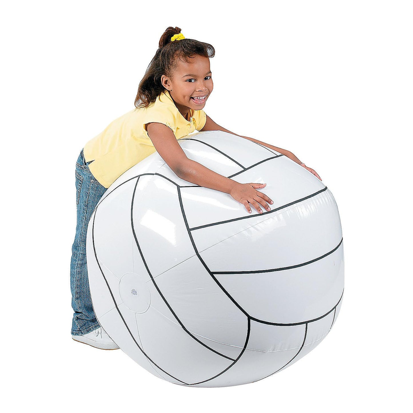 Fun Express Jumbo Inflatable Volleyball, 30in – Perfect for Vacation Bible School 2024