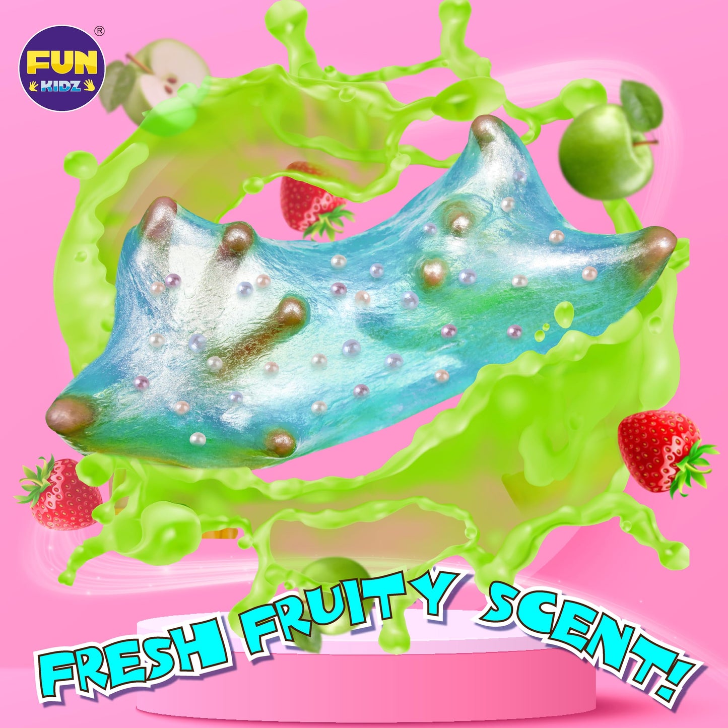 FUN KIDZ Fluffy Unicorn Slime Kit for Girls | Cloud Slime Gift Ages 6+